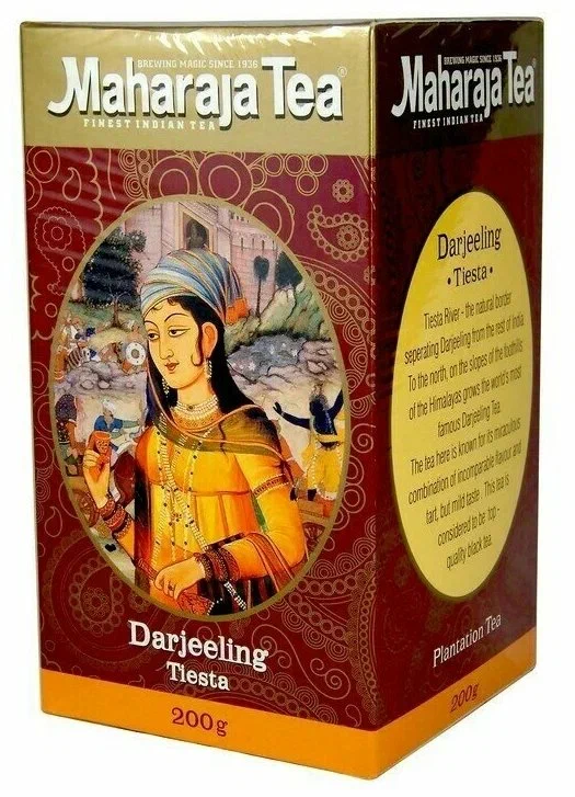 Maharaja Plantation Tea Teesta Valley Darjeeling 100g / Чай Maharaja Дарджилинг Тиста черный листовой 100г