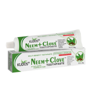 Toothpaste Neem + Clove KUDOS 100g / Кудос Аюрведическая Зубная Паста Ним+Гвоздика 100г